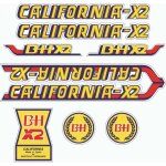 Kit d'autocollants compatible avec aveccomplet v�lo bh california - x2