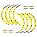 Kit autocollants compatible avec avecjante moto honda racing mod. 4