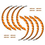 Kit autocollants compatible avec avecjante moto kawasaki er - 6f