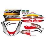 Kit autocollants compatible avec moto route aprilia rs 50 2004