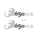 Kit autocollants compatible avec moto de route bmw f650cs 2001