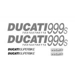 Kit autocollants compatible avec moto de route ducati 999s testastretta