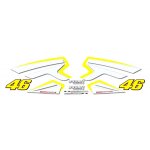 Kit autocollants compatible avec moto de route ducati monster rossi