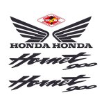 Kit autocollants compatible avec moto de route honda cb 900 hornet 02 - 07 argent Kit autocollants compatible avec moto de route honda cb 900 hornet 02 - 07 argent
