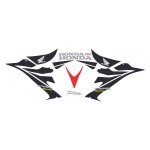 Kit autocollants compatible avec moto de route honda cbr 1000rr 2006 racing rouge