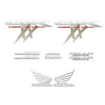 Kit autocollants compatible avec moto de route honda cbr 1100xx 1997 - 2004 super blackbird bleue