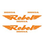 Kit autocollants compatible avec moto de route honda rebel