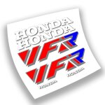 Kit autocollants compatible avec moto de route honda vfr 750f 1990 rouge