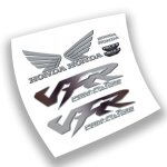 Kit autocollants compatible avec moto de route honda vfr 800 2000 noire