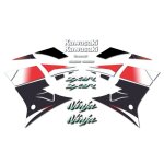 Kit autocollants compatible avec moto de route kawasaki zx - 9r 2000 rouge