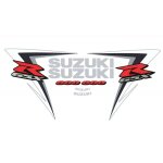 Kit autocollants compatible avec moto de route suzuki gsxr 600 2007 rouge