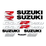 Kit autocollants compatible avec moto de route suzuki gsxr 750 1990