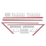 Kit autocollants compatible avec moto de route yamaha fzr 600 black 99