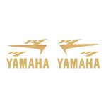 Kit autocollants compatible avec moto de route yamaha r1 2008 noire