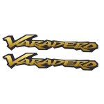 Kit autocollants compatible avec moto trail honda varadero xl 125v 01 02 bleue