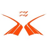 Kit autocollants compatible avec moto de yamaha fz1 fazer