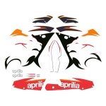 Kit autocollants compatible avec route moto aprilia rs125 2005