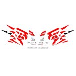 Kit autocollants compatible avec route moto honda cbr f3 1998 noire