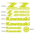 Kit autocollants compatible avec route moto kawasaki z 650