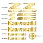 Kit autocollants compatible avec route moto kawasaki z 650
