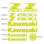 Kit autocollants compatible avec route moto kawasaki z 800