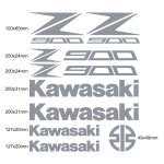 Kit autocollants compatible avec route moto kawasaki z 900