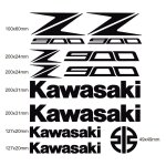 Kit autocollants compatible avec route moto kawasaki z 900