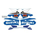 Kit autocollants compatible avec route moto suzuki gsxr 600 2003