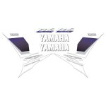 Kit autocollants compatible avec route moto yamaha yzf r6 (r6s) 2008 bleue