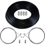 Kit cble gaine de frein vlo noir avant arrire tflon cycle route vtt course vintage universel