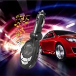 Transmetteur fm mp3 - mains libres - noir - 12v - sans fil - voiture