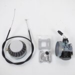 Kit carburation carbu de 15 carburateur pipe cornet pour moto enfant pocket quad neuf
