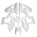 Kit carnage blanc brillant scooter yamaha 500 tmax 2008 a 2011 neuf 13 pices