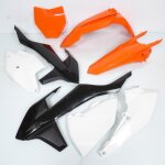 Kit carnage polisport pour moto ktm 500 exc - f 2017 90751 / orange noir blanc neuf