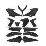 Kit carnage tnt pour scooter yamaha 500 tmax 2008 a 2012 13 pices noir mat neuf