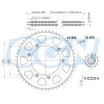Kit cha�ne teknix pour moto peugeot 50 xps enduro 2006 a 2009 neuf