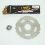 Kit cha�ne afam pour moto rieju 50 rrx 11x52 pas 420 al�sage 62mm 5t neuf