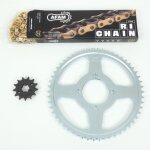 Kit cha�ne afam pour moto yamaha 125 tt - r lw 2002 a 2016 13x54 p428 al 62mm neuf