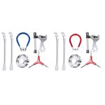 Kit de clé a rayons de vélo avec poignée en caoutchouc, 6 pièces Kit de clé a rayons de vélo avec poignée en caoutchouc, 6 pièces