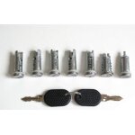Kit complet de 7 barillets de portire avec cls intrieurs et extrieurs - fiat ducato camion plate ...