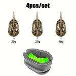Kit complet d'alimentation pour la pêche a la carpe, lanceur d'appâts a grande vitesse avec moule - type ... Kit complet d'alimentation pour la pêche a la carpe, lanceur d'appâts a grande vitesse avec moule - type ...