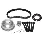 Kit de courroies d'engrenage pour skateboard electrique, 5m, pi�ces de montage pour moteur, riserpad