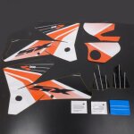 Kit déco ace 6 pièces pour moto ktm sx 4 temps 2005 2006 am0505423 neuf Kit déco ace 6 pièces pour moto ktm sx 4 temps 2005 2006 am0505423 neuf