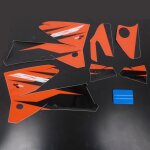 Kit d�co marque ace 6 pi�ces pour moto ktm sx 4t 2005 2006 0505481 neuf