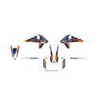 Kit deco diamond light ktm exc - exc - f 2017 - orange