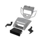 Kit facade autoradio fa277d ford fiesta ap09 compatible avec voiture avec ecran - vide poche - argent ...
