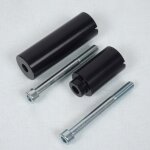 Kit fixation noir crash pads bihr pour moto suzuki 650 sv 2003 - 06 tpsv650s 03