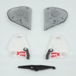 Kit fixation platines pivot d ecran visière de casque intégral pour moto araï neuf Kit fixation platines pivot d ecran visière de casque intégral pour moto araï neuf