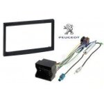 Kit montage autoradio faade cadre de radio 2 din citroen c2 / c3