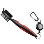Kit de nettoyage de rainure de golf, brosse de club de golf a 2 faces, putter de golf, rainure de balle ...